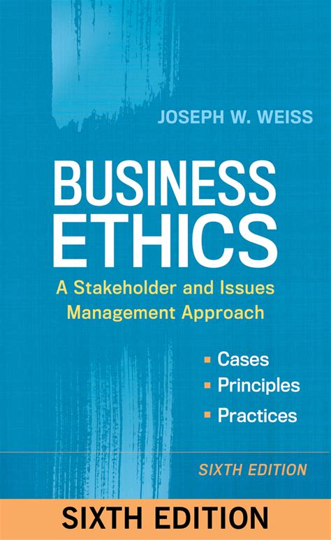 Read Business Ethics Online By Joseph W Weiss Books