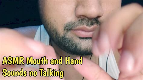 ASMR Mouth And Hand Sounds No Talking ASMR Mouth Sound With Hand