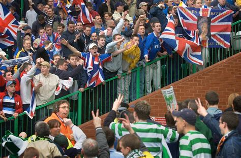 21 times faces of celtic and rangers fans have told the story of an old firm game better than