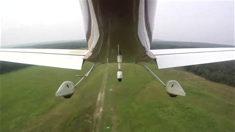 Lancair Es Forward Slips To Landing Youtube