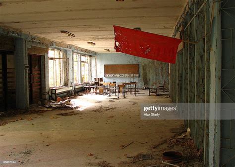 An Abandoned Classroom At Chernobyl High Res Stock Photo Getty Images