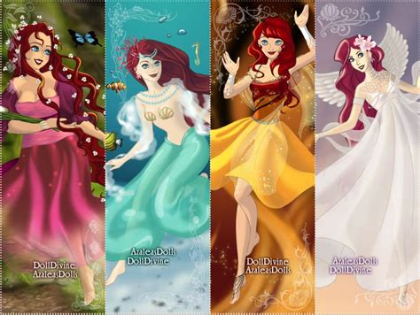 The Four Elements All Ariel By Pinkpetalentrance On Deviantart