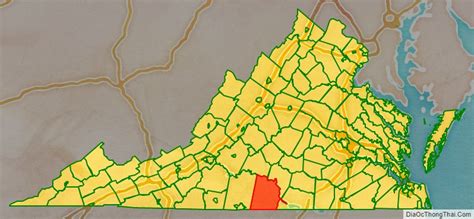 Map Of Halifax County Virginia
