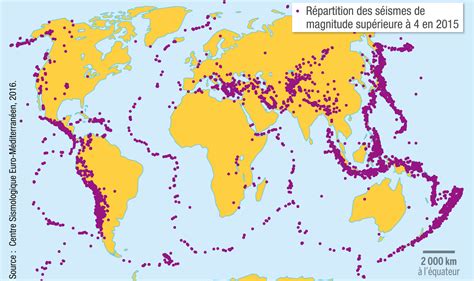 Quelle Est La Répartition Des Séismes Et Des Volcans Sur Terre