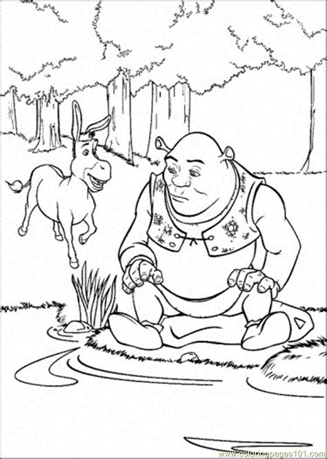 Shrek Fiona Coloring Page Coloring Home