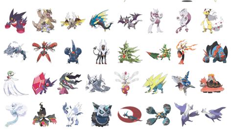 Pokemon Mega Evolution List Leak