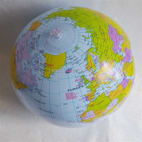 English Version Inflatable World Globe Ball Blow Up Education Ts