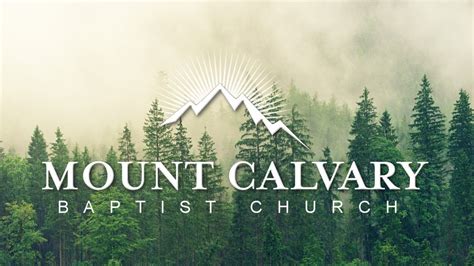 Mount Calvary Baptist Church Sunday Pm Youtube