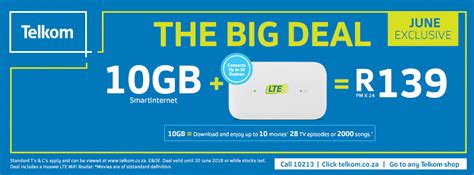 Telkom Unveils Its Big Deal For June 10gb Lte Data For R139 Digital