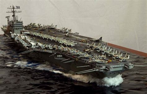 1 350 USS Nimitz CVN 68 Scale Model Ship