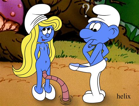 Rule 34 Helix Interspecies Smurfette Tagme The Smurfs Worm Zoophilia