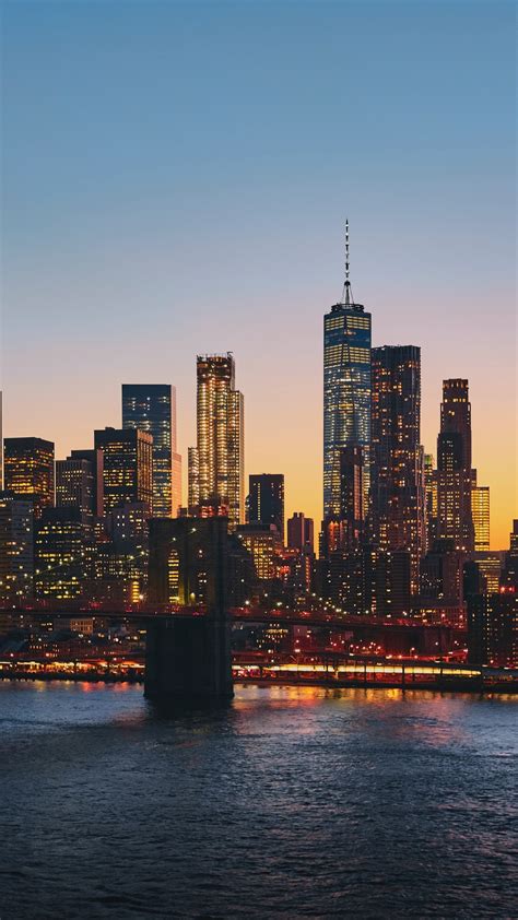 Picture Of Blizzard Manhattan Wallpaper 4k New York City Bridge