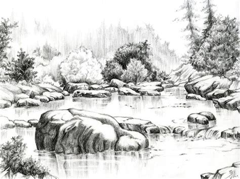 Pin By Connie Weber On Art Landscape Pencil Drawings Landscape