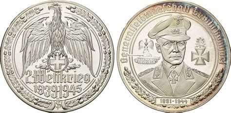 Deutschland Medaille O J Zweiter Weltkrieg Generalfeldmarschall