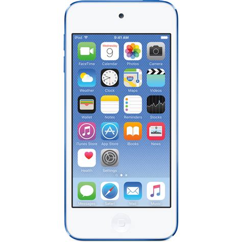 Apple 128gb Ipod Touch 6th Generation Blue Mkwp2lla Bandh