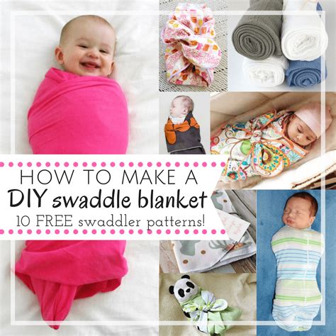 How To Make A Swaddle Blanket With 10 Free Diy Patterns