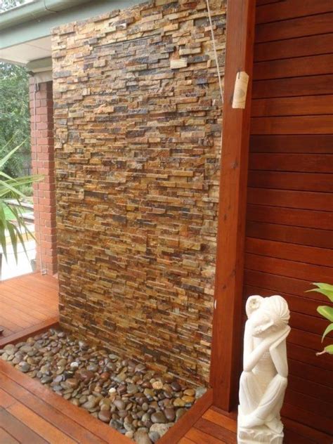 Diy Wall Cascading Water Features With Stone Cladding