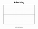 Free Poland Flag Coloring Page