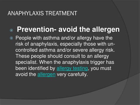 Make sure to carry your injector wherever you go. PPT - ANAPHYLAXIS PowerPoint Presentation, free download ...