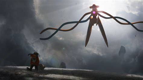Download 1920x1080 Pokemon Deoxys Clouds Field Wallpapers For
