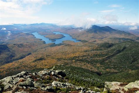 Lake Placid And Whiteface Mountain New York Stock Image Image Of