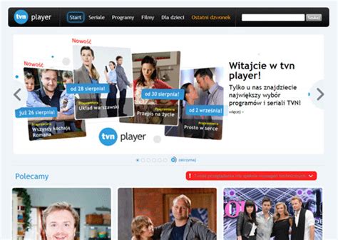 Programy Oraz Seriale Tvn Od Dziś Za Darmo W Tvn Player