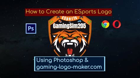 How To Make A Logo Using Adobe Photoshop And Gaming Clanfree Youtube