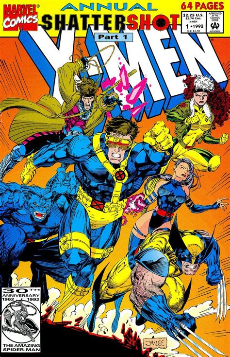 Cover To X Men Annual Jim Lee 1992 Marvel Comic And