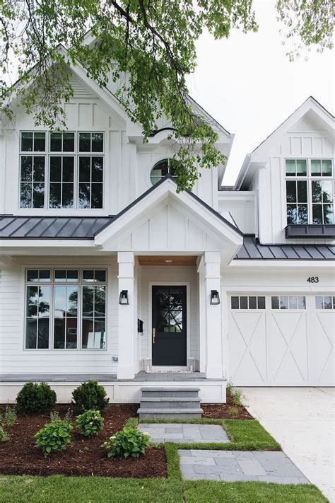 Modern Farmhouse Exterior How To Choose The Right White Paint Color