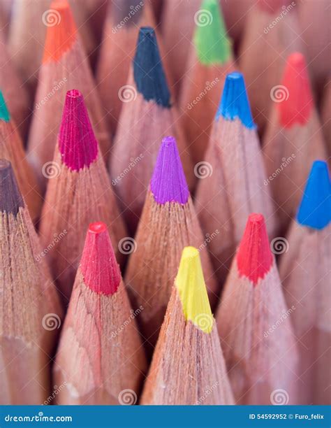 Assortment Of Colored Pencils Stock Photo Image Of Color Creativity