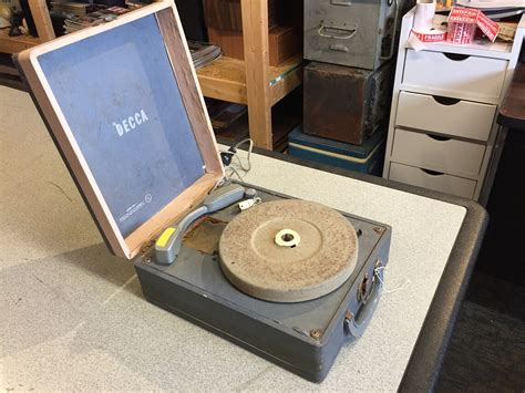 Decca Portable Record Player Model Dps 7 Etsy