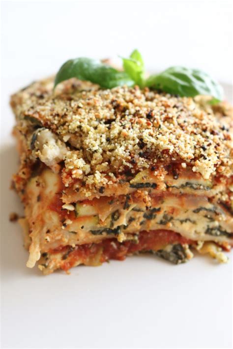 Vegan Zucchini Lasagna With Spinach Tofu Ricotta Live Simply Natural