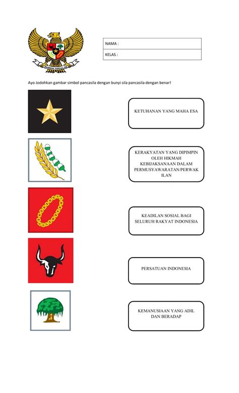 Pancasila Online Worksheet For 1 You Can Do The Exercises Online Or