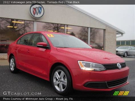 L4 diesel automatic dual clutch 6 speed wagon. Tornado Red - 2012 Volkswagen Jetta TDI Sedan - Titan Black Interior | GTCarLot.com - Vehicle ...