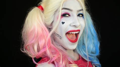 Get Margot Robbie Harley Quinn Makeup Tutorial Png