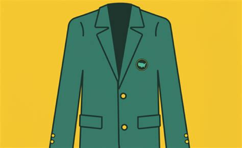 The Green And Gold Of The Masters Jacket Are A Federally Registered