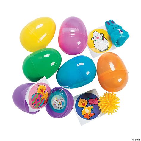 Toy Filled Plastic Easter Eggs 24 Pc Oriental Trading