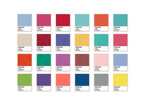 PANTONE Colors of the Year Instant Download Poster 2000-2021 | Etsy