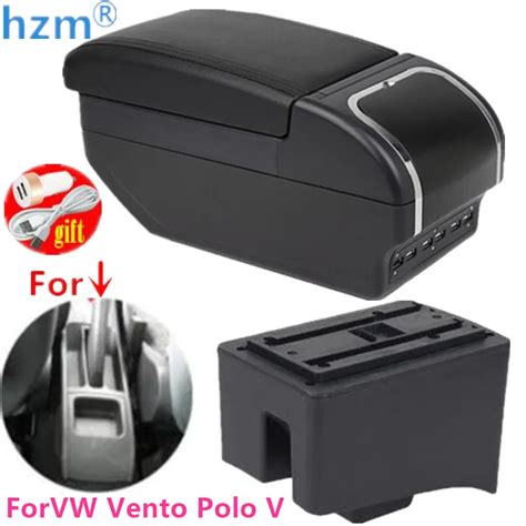 Armrest Box For Volkswagen Vw Vento Polo V 2009 2020 Polo Vivo Center