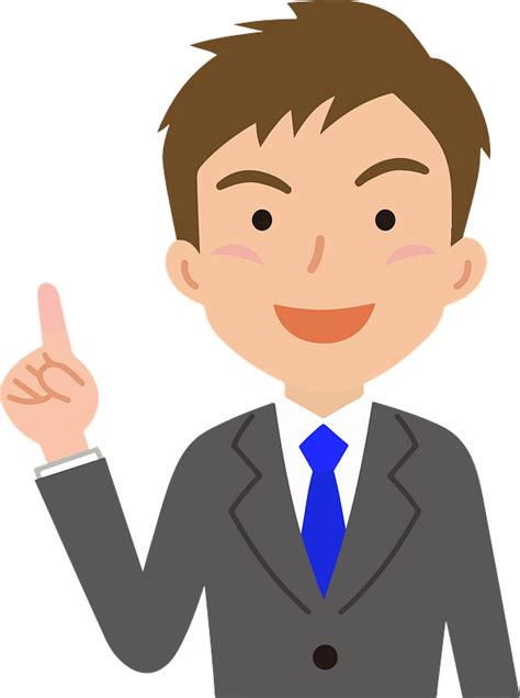 Businessman is Giving Advice clipart. Free download transparent .PNG | Creazilla