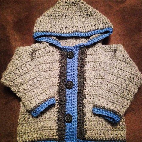 Crochet Baby Boy Cardigan Pattern With Hood Free