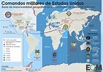 Los comandos militares de Estados Unidos - Mapas de El Orden Mundial - EOM