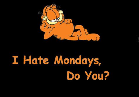 I Hate Mondays Do You Garfield Nice Wishes Garfield I Hate Mondays Hd