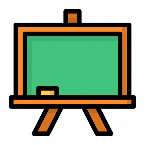 Board Chalkboard School Whiteboard Icon Download On Iconfinder