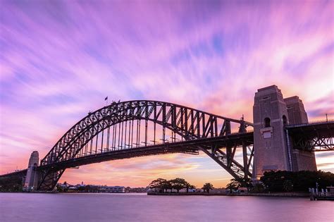 Sydney Harbour Bridge At Sunset Photograph By Duncan Struthers Pixels