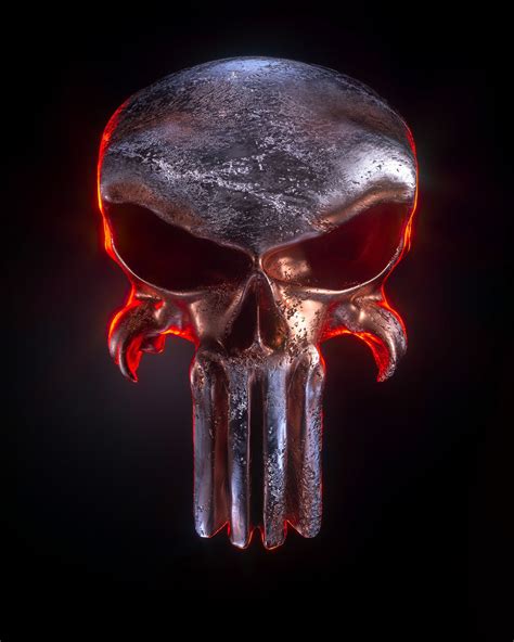 Punisher Skull On Behance Punisher Artwork Punisher Skull Tattoo