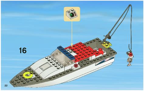 Lego 4642 Fishing Boat Instructions City