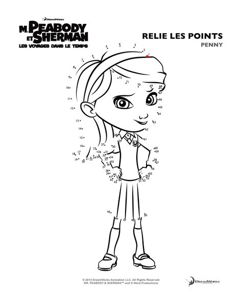 Peabody And Sherman Coloring Pages Telegraph