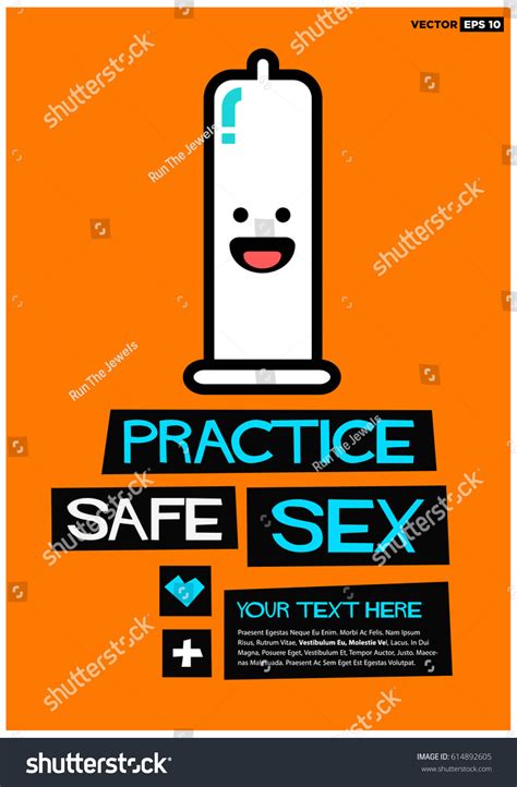 Practice Safe Sex Sexual Health Poster Stock Vector Royalty Free Shutterstock