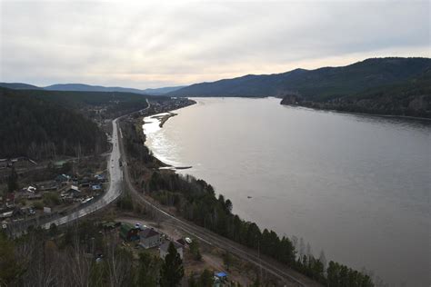 Top View Of The Yenisei River In Siberia 8926802 Stock Photo At Vecteezy